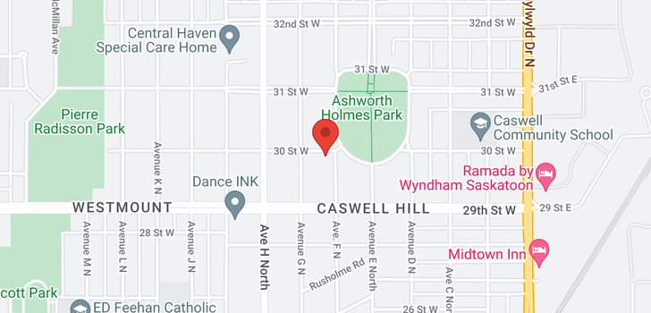 map of 833 F AVE N